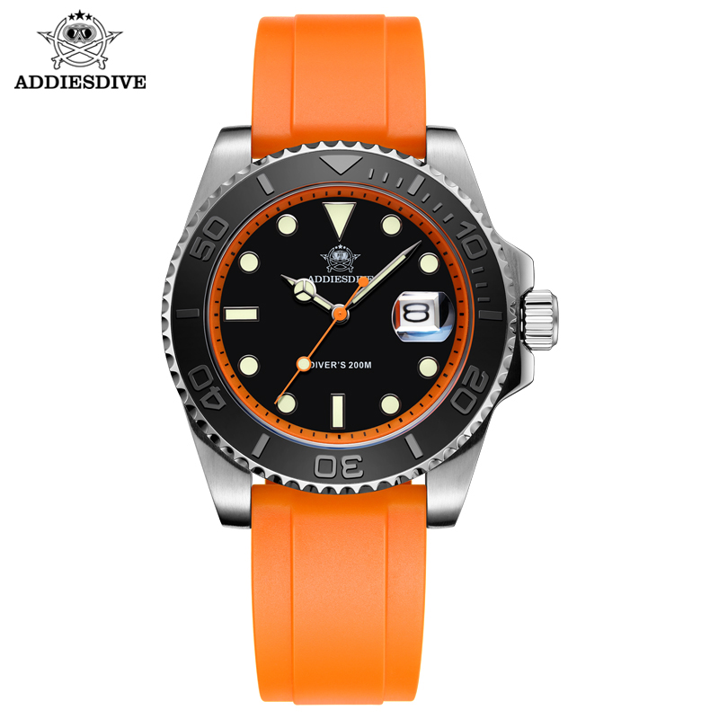 Silicone Sport Band - ADDIESDIVE AD2040 NUOVO Fasion Orologio sportivo