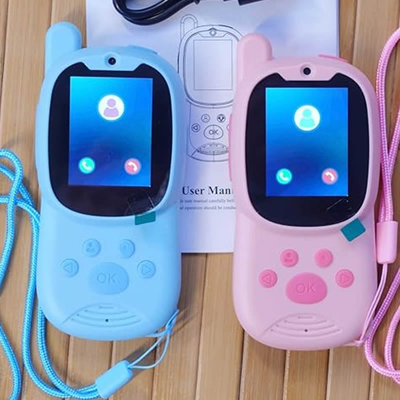 Smartwatch Digital Watches For Kids - Walkie Talkie Carini 2 Pezzi Ricaricabili