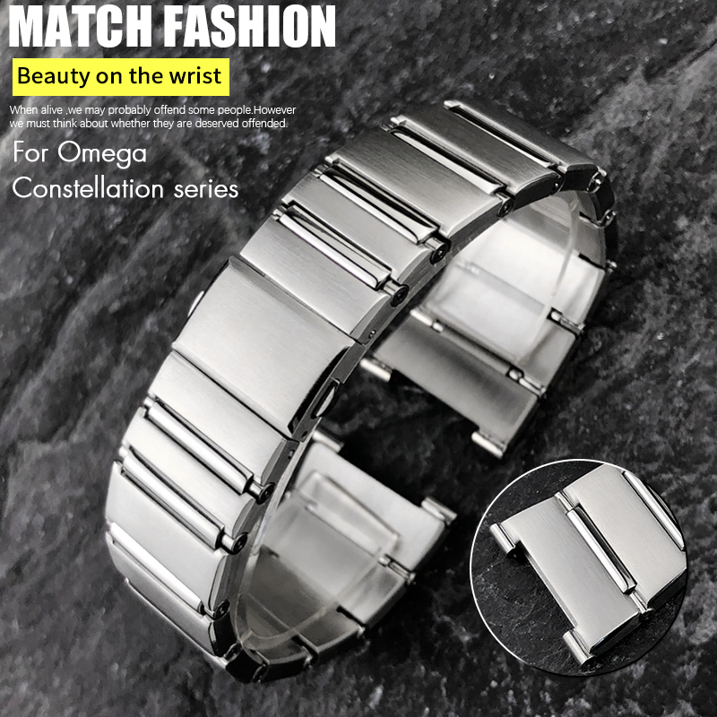 Omega Watch Constellation - Cinturino in acciaio inossidabile da 24mm