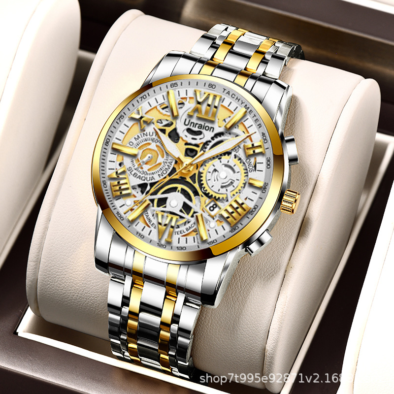 Smartwatch Casual Watches For Men - Orologio da Uomo Traforato Impermeabile alla