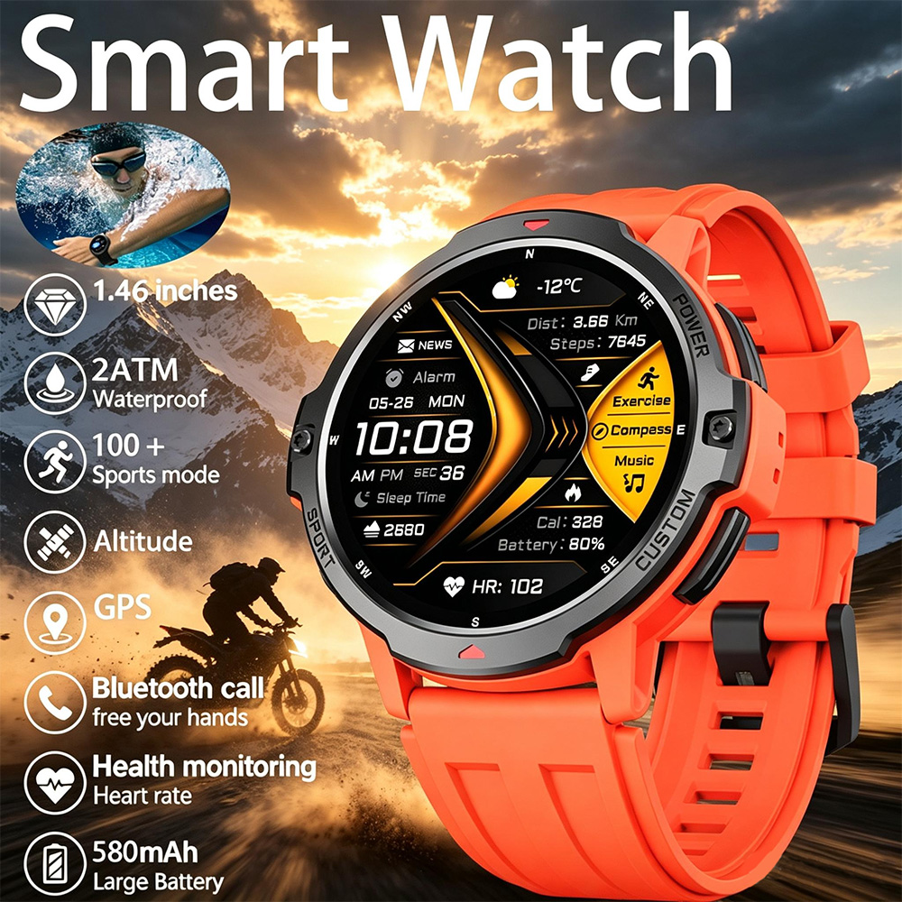 Smartwatch Timex Watches For Men - NUOVO Smartwatch GPS Militare con Giroscopio