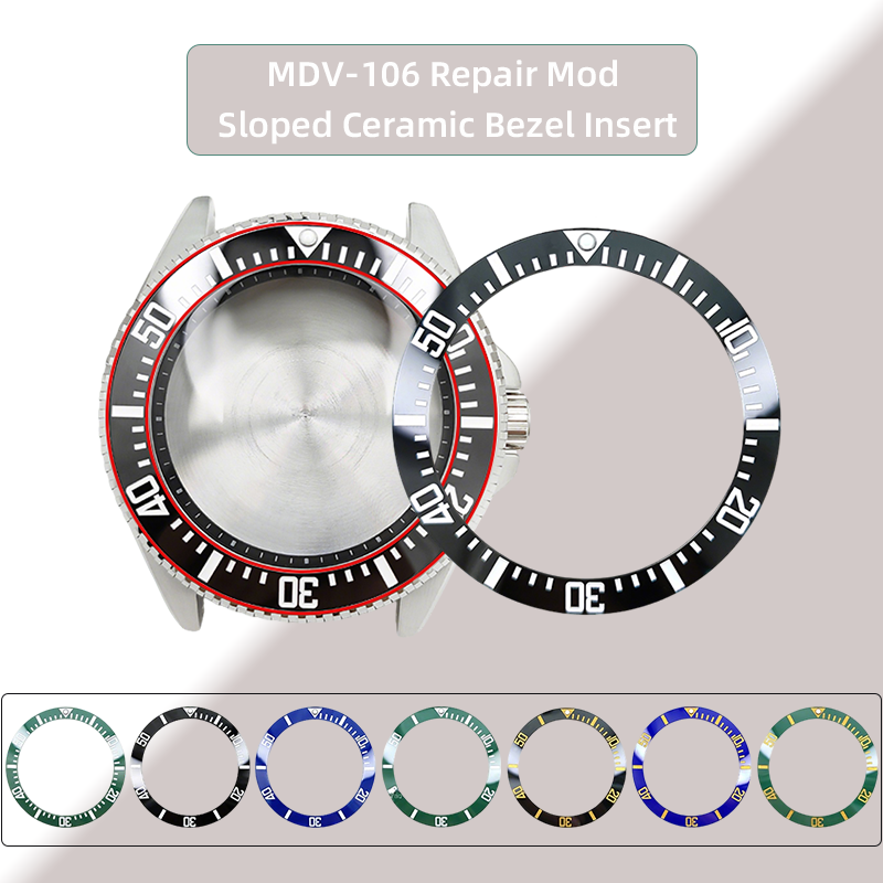 Watch Bezel Insert - Per CASIO MDV-106 Inserto con lunetta
