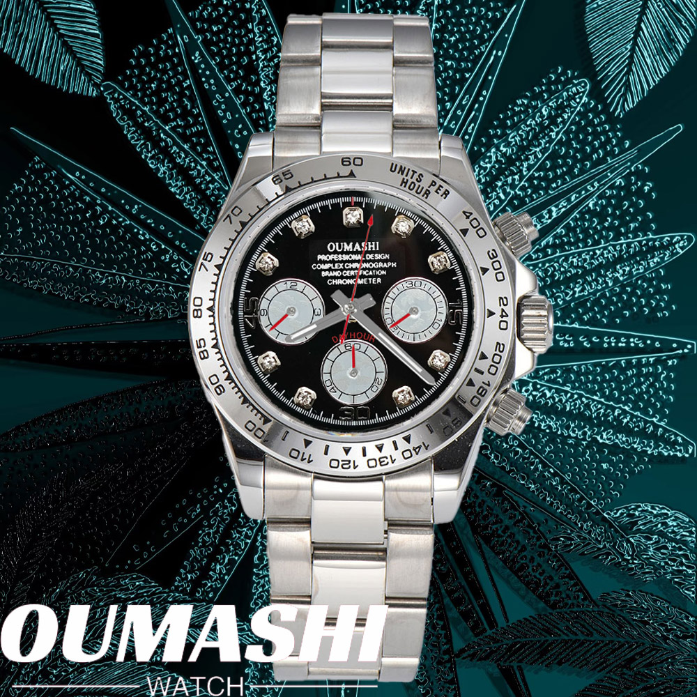 Watch Bezel Insert - Orologio VK63 di lusso Cronografo al