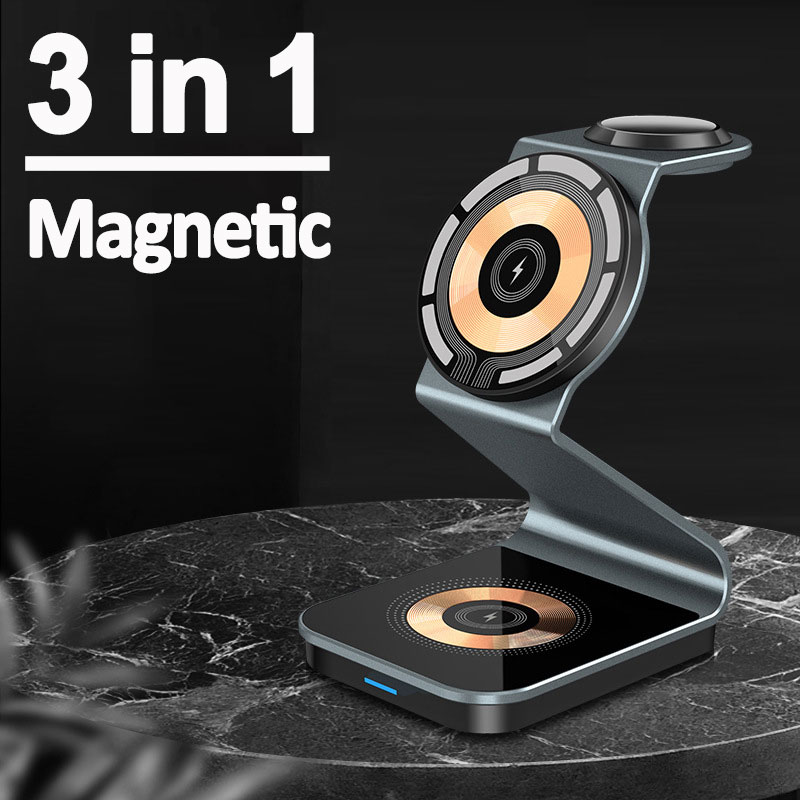 Watch 7 Smartwatch Iphone - Supporto per caricabatterie wireless magnetico trasparente