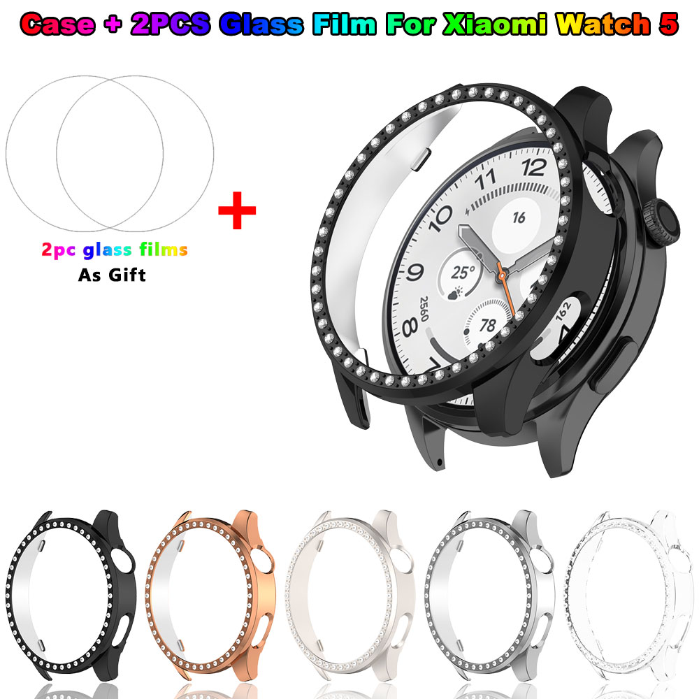 Watch Smartwatch Android - Custodia Bling per PC + Pellicola