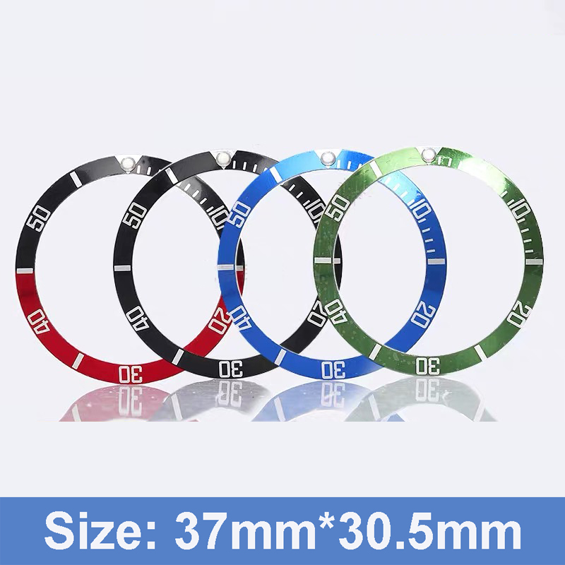 Watch Bezel Insert - 37*30.5mm quadrante dell'orologio anello in alluminio