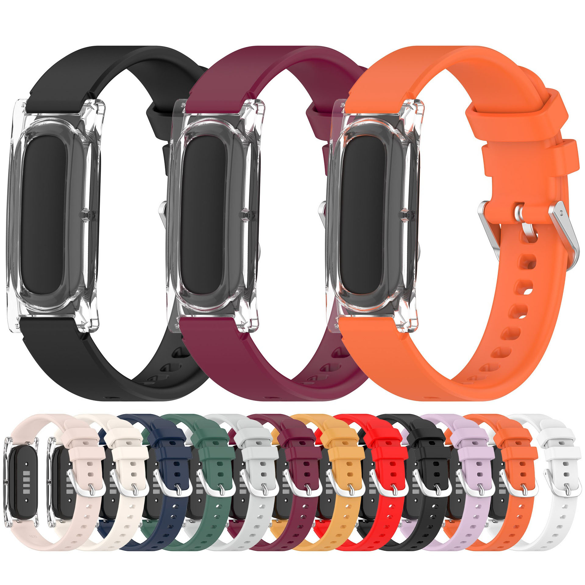 Silicone Sport Band - Cinturino in silicone compatibile con Google