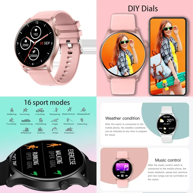Watch Smartwatch Android - SENBONO MAX8 Smartwatch per Uomo e