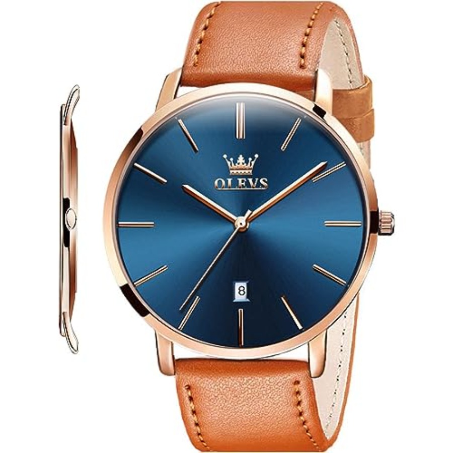 Smartwatch Digital Watches For Men - OLEVS Orologi da Uomo in Pelle