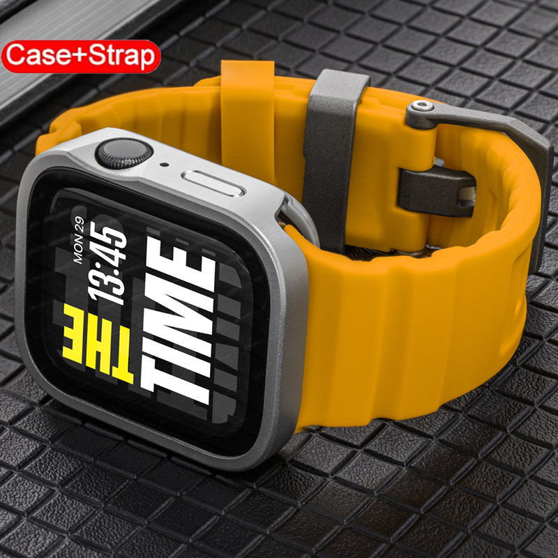 Silicone Sport Band - Custodia Impermeabile per Apple Watch +