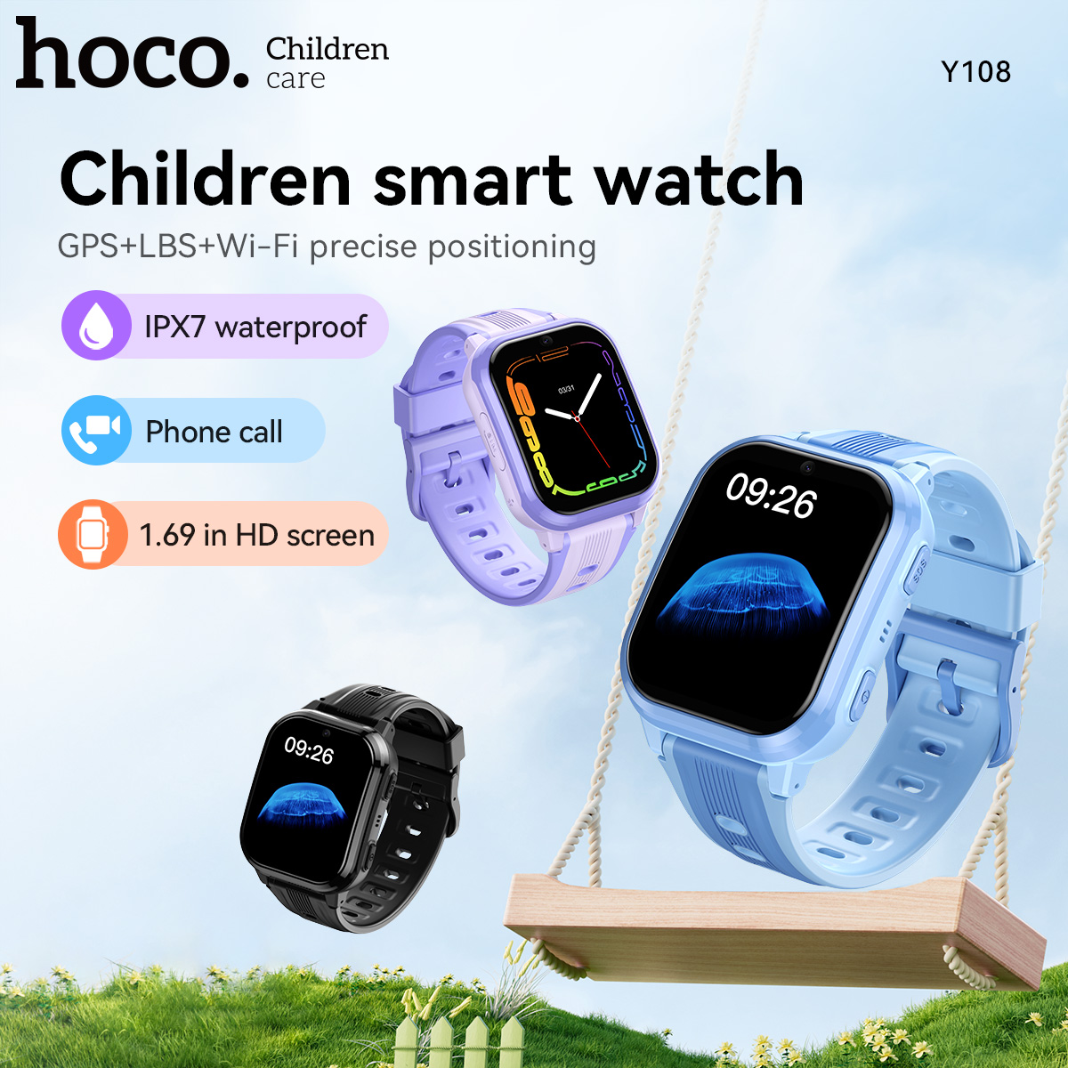 Smartwatch Watches For Kids With Gps - HOCO Y108 Smartwatch per bambini con