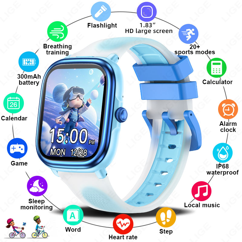 French Connection Watches Smartwatch App - LIGE Smartwatch per Bambini e Ragazzi,