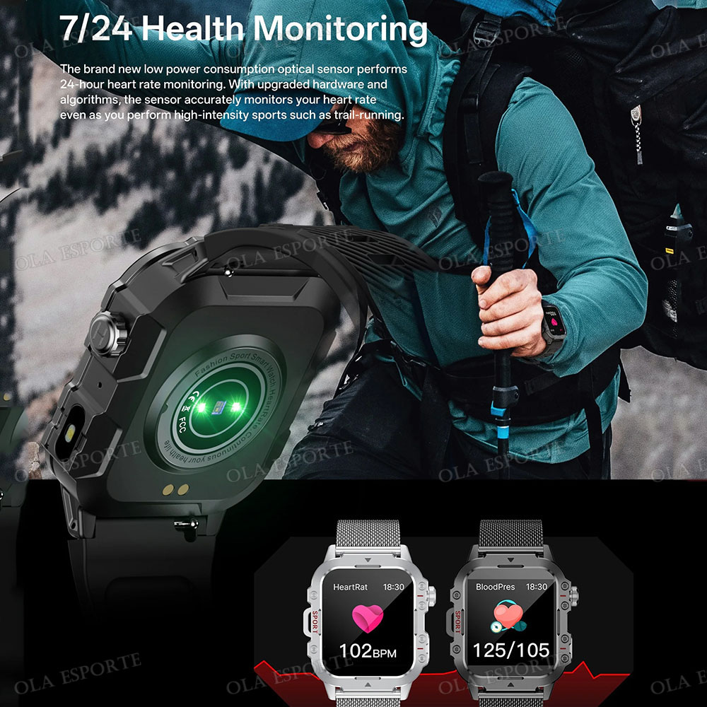Nuovo Smartwatch Militare Robu - Smartwatch Rugged Watches For Men recensione e prezzo