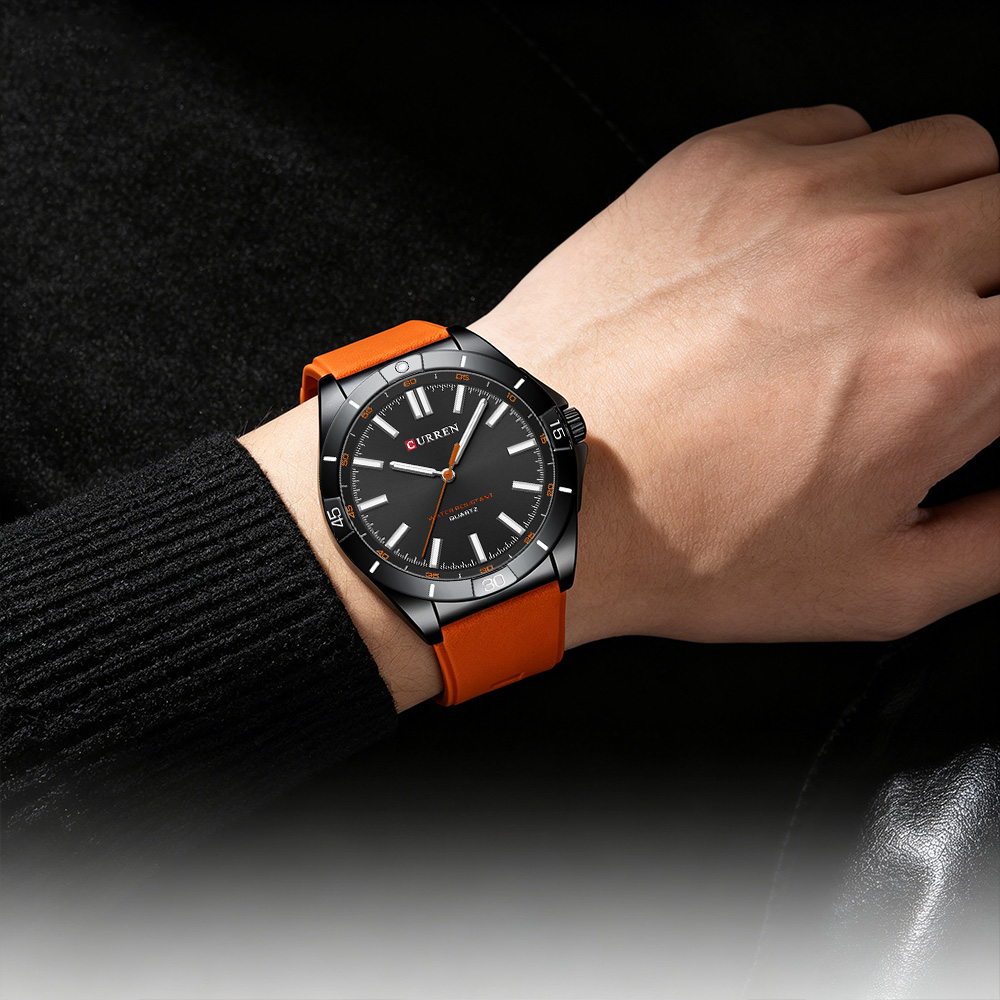 CURREN Orologio da uomo minima - Silicone Sport Band recensione e prezzo