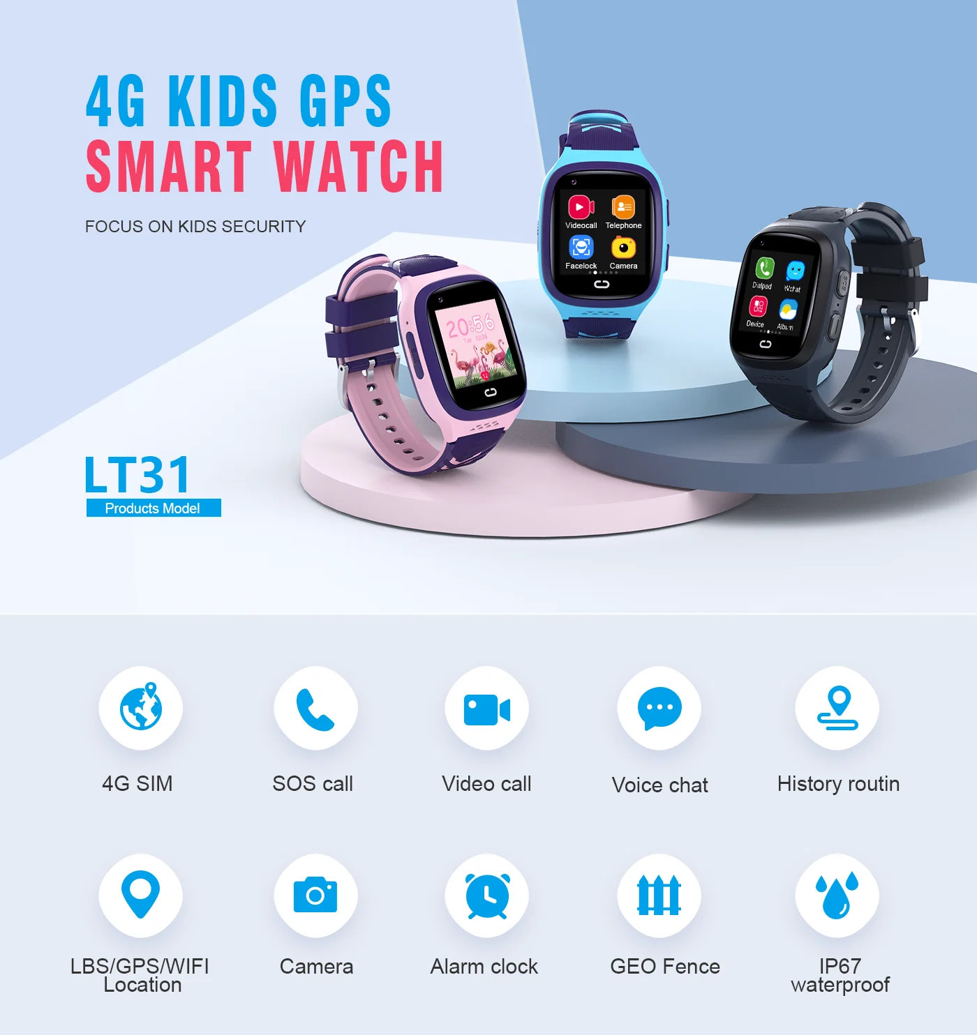 4G Bambini Smartwatch SOS Impe - Smartwatch Watches For Kids With Gps recensione e prezzo
