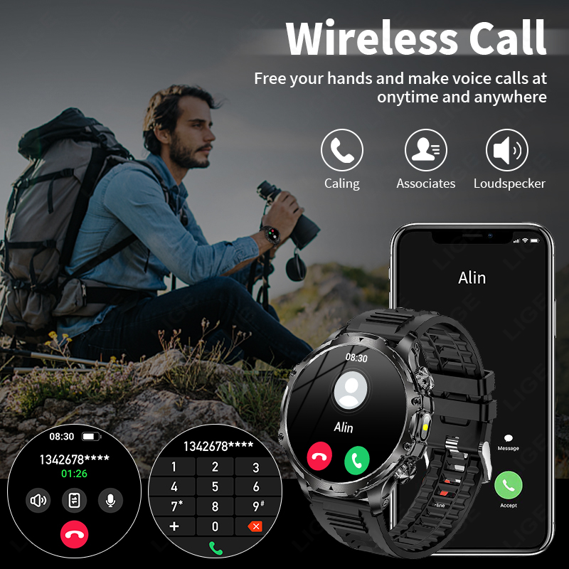 LIGE Smartwatch Militare Da Uo - Smartwatch Timex Watches For Men recensione e prezzo