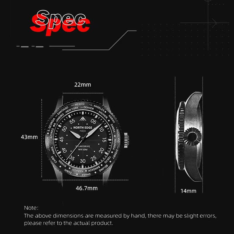 NORTH EDGE MAPLE Orologio da U - Smartwatch Casual Watches For Men recensione e prezzo