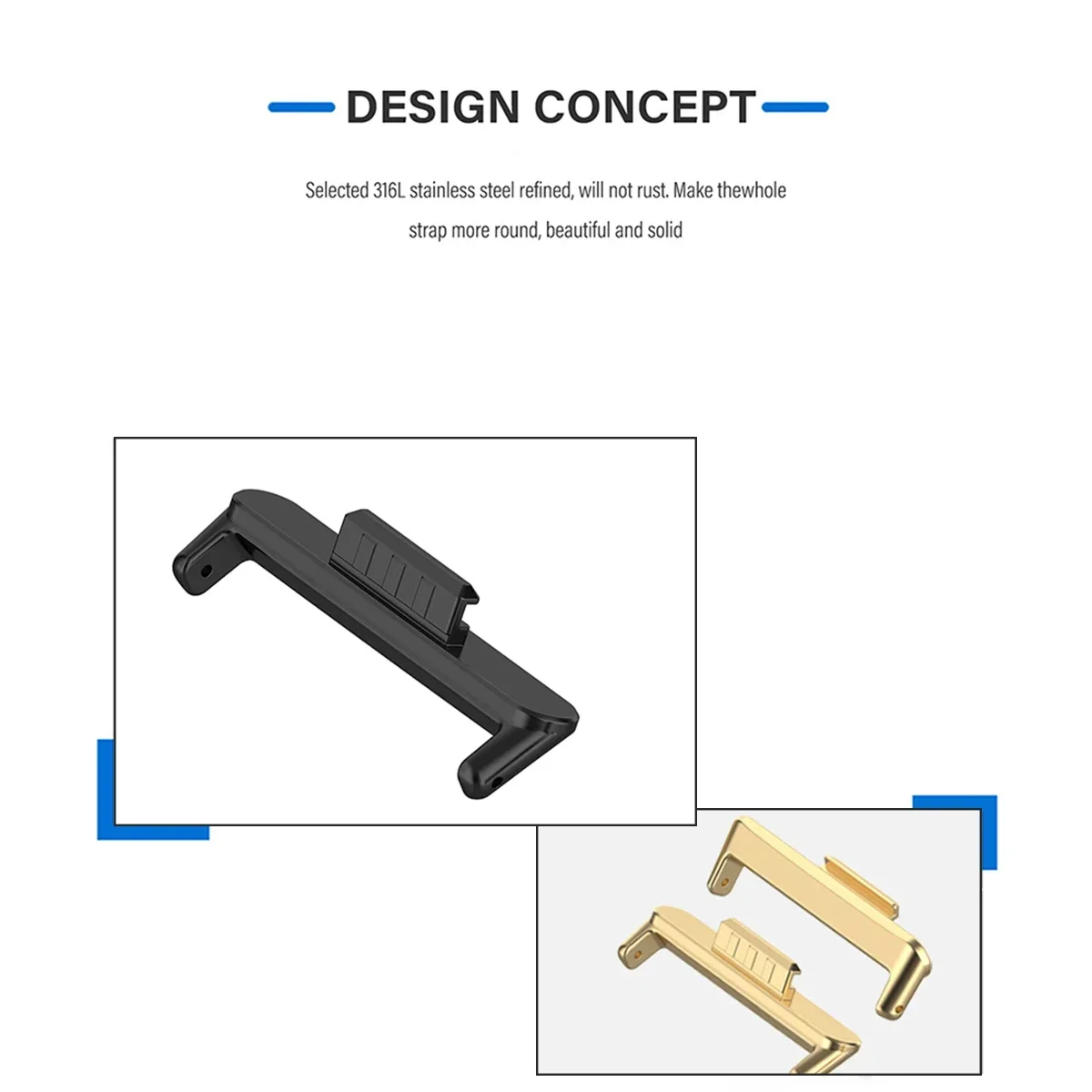Adattatore 20mm 22mm 1 Paio pe - Replacement Watch Bracelet recensione e prezzo