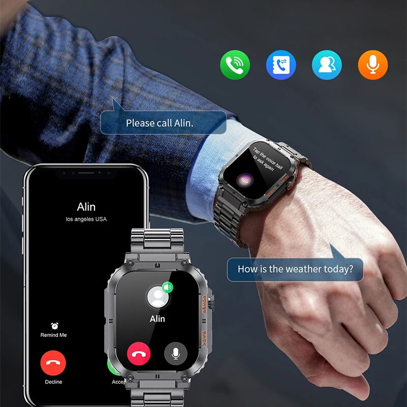 LIGE Outdoor Sports Fitness Sm - Smartwatch Digital Watches For Men recensione e prezzo