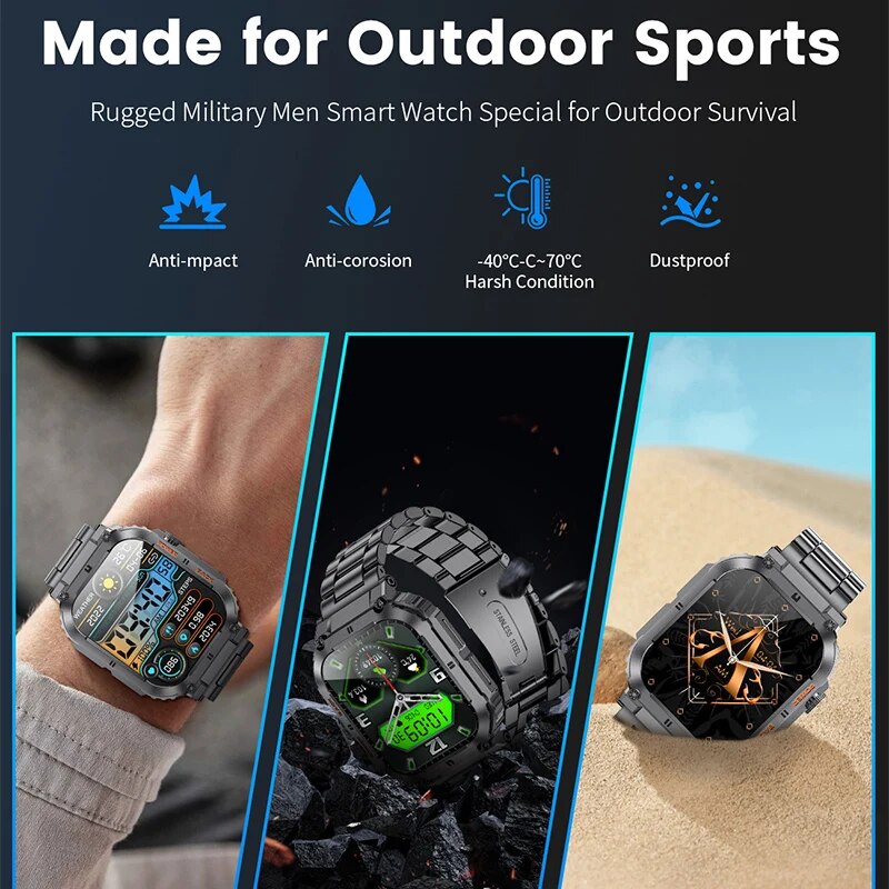 LIGE Outdoor Sports Fitness Sm - Smartwatch Digital Watches For Men recensione e prezzo