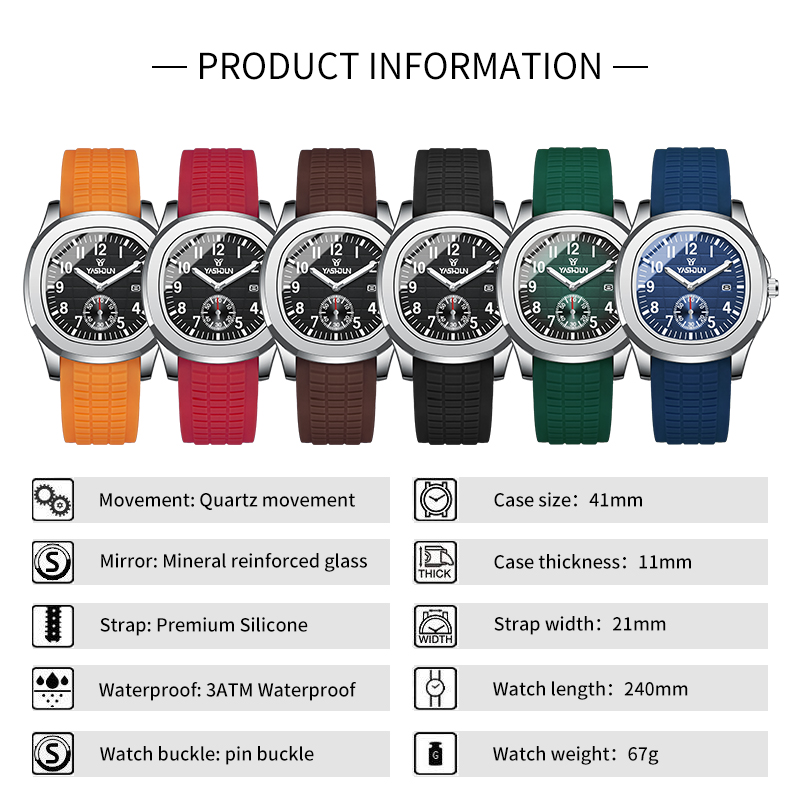 Orologi sportivi da uomo di ma - Silicone Sport Band recensione e prezzo