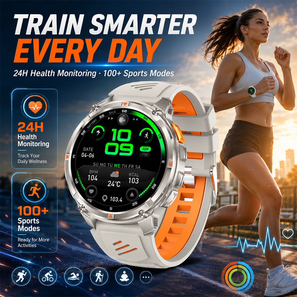 Smartwatch YAOCX AMOLED per Uo - Smartwatch Rugged Watches For Men recensione e prezzo
