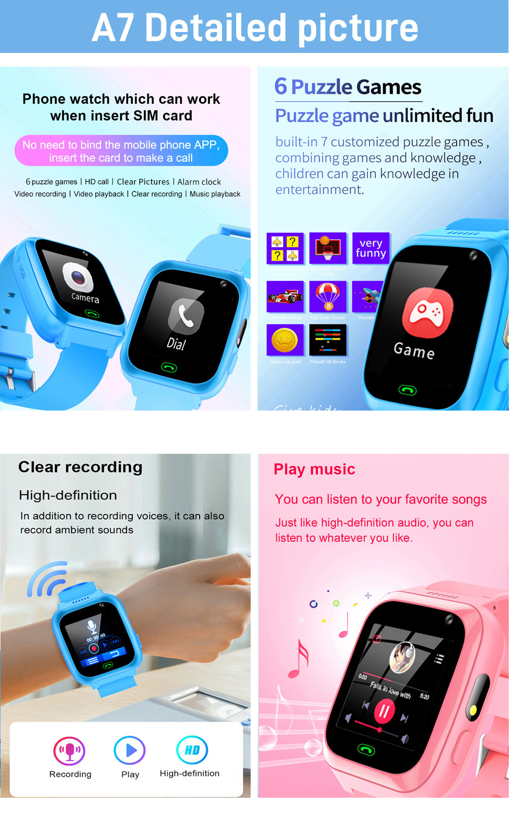 2G 4G Smart Watch per bambini  - Smartwatch Watches Gift For Boys On Birthday recensione e prezzo